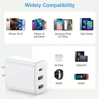 Charger Cable - Portable, Durable, Essential For Charging Compatible With Multiple Devices And Ensures Device Safety. - 5 - CJ