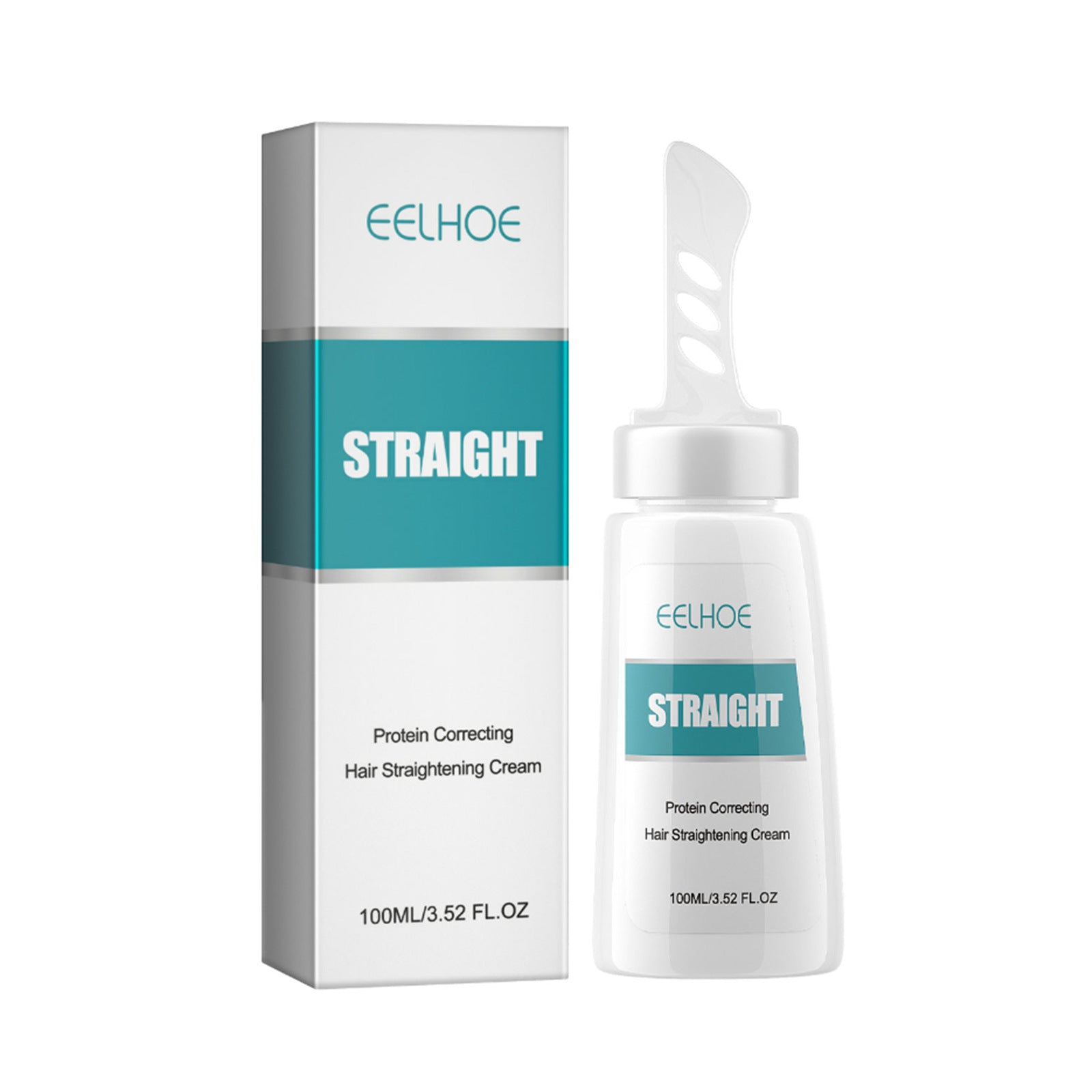 EELHOE Hair Straightening Cream Moisturizing & Nourishing Hair Repair Damage Smoothing Frizz & Split Ends Conditioning Cream - 5 - CJ