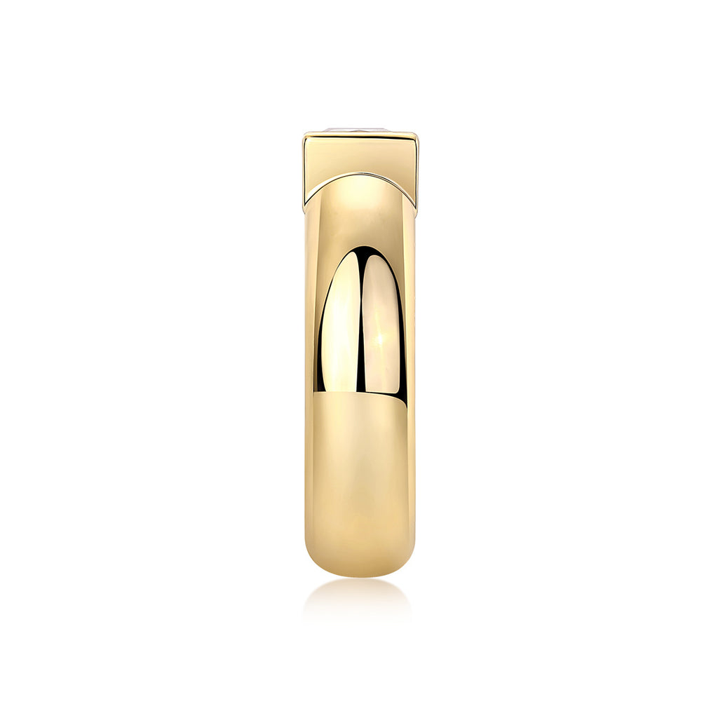 Square Diamond Ring Wedding Ring Luxury Fashion Set Moissanite Silver Ring