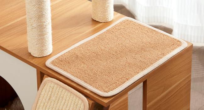 Indoor Wooden Cat Climbing Frame Cat Tower Cat House With Cat Scratching Board Ramp Suitable For Large Cats And Kittens - 5 - CJ