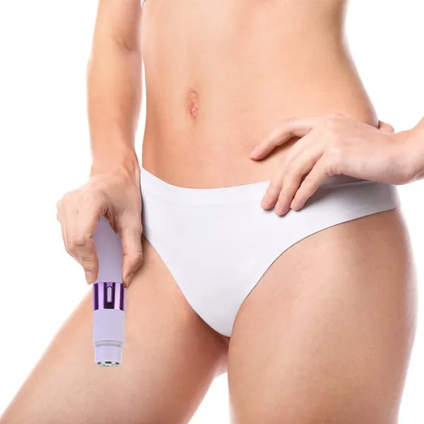 2 In 1 Bikini Trimmer For Women Dual Head Cordless Body Shaver IPX5 Waterproof Rechargeable Pubic Hair Razor Wet And Dry Use For Bikini Underarm Leg Arm Body Face - 5 - CJ