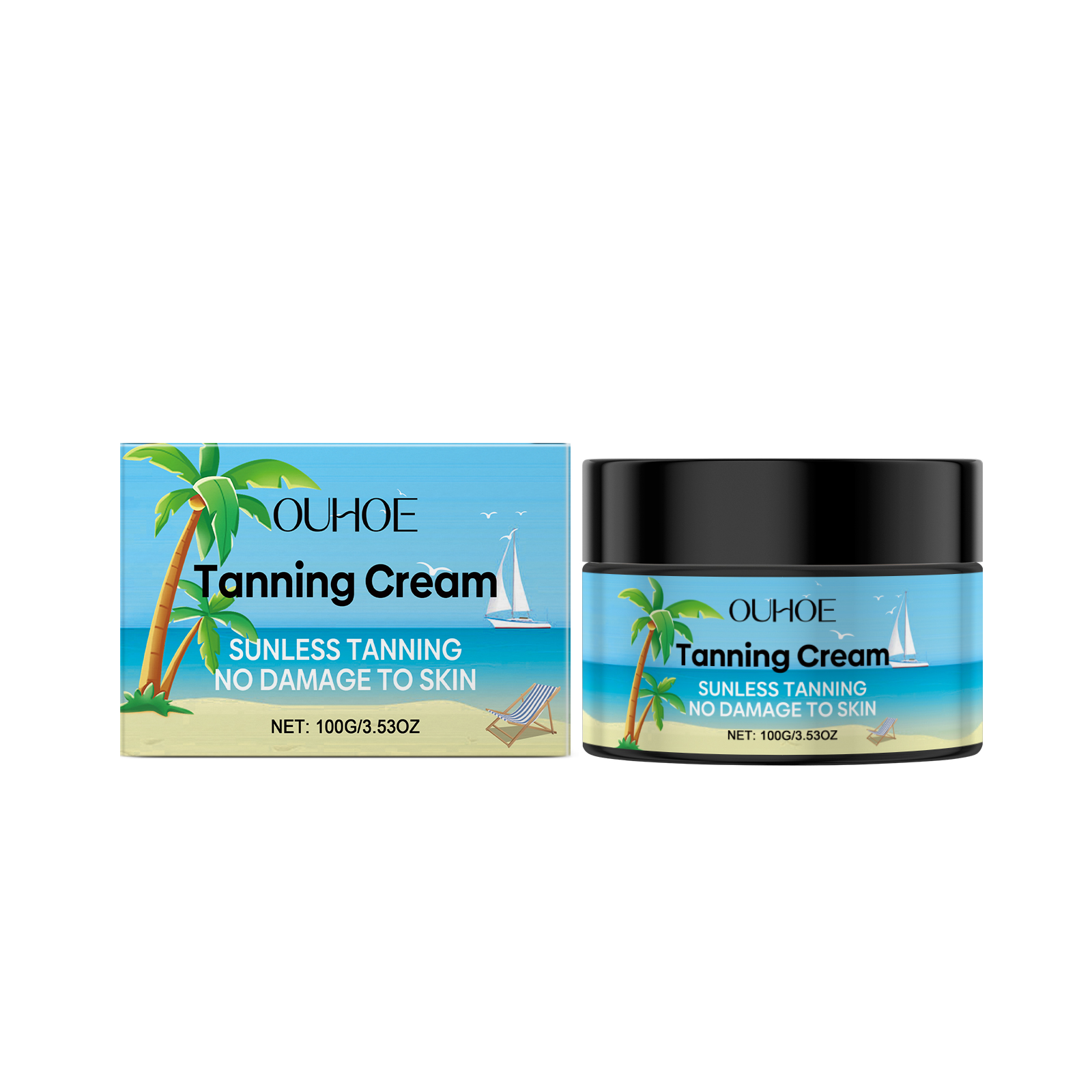 OUHOE Nourishing Skin Anti - Sunburn, Anti - Tanning Tan Moisturizing And Gentle Care Skin Care Anti - Tanning Cream - 5 - CJ