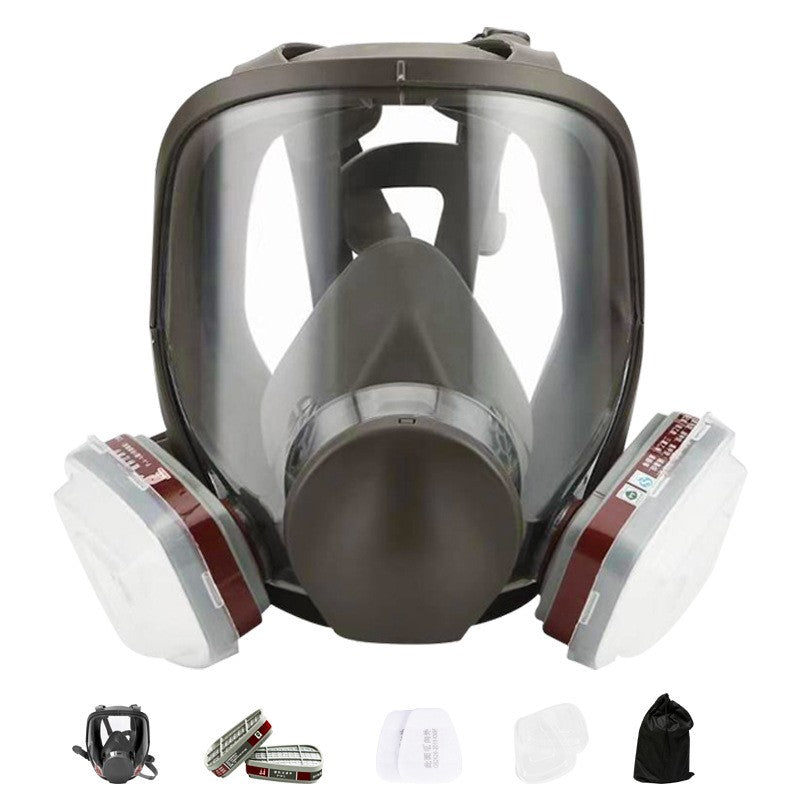 15 IN 1 Face Cover Respirator 6800 Full Face Gas Mask Facepiece For Welding Painting Sanding Asbestos Mold - 5 - CJ