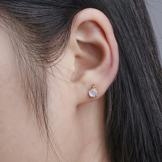 Natural Elongated Stone Earrings For Women - 4 - https://x.com/titan_prim62775J