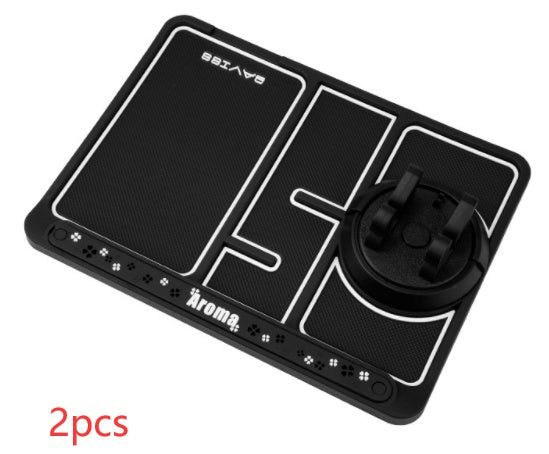 Non - Slip Car Phone Pad For 4 - in - 1 Car Parking Number Card Anti - Slip Mat Auto Phone Holder Sticky Anti Slide Dash Phone Mount - 0 - CJ - White - 2PCS - CJQC138570810JQ