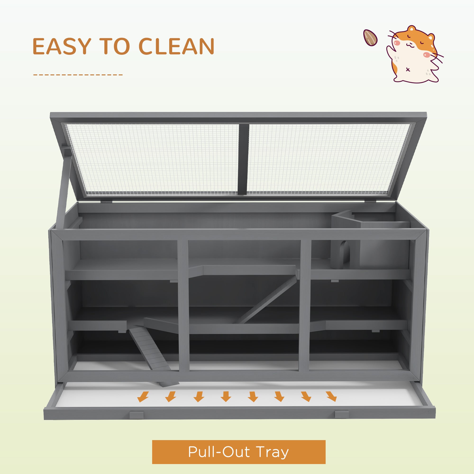 Oversized Wooden Hamster Cages, Gerbil Cages And Other Small Animal Habitats - 5 - CJ