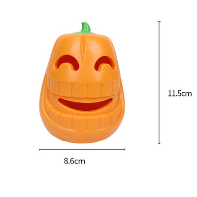 Interactive Dog Chew Toy Halloween Pumpkin Shaped, Treat - Dispensing Funnel Toy For All Breed Sizes, Durable Thermoplastic Rubber Pet Puzzle Toy For Teething And Boredom - 5 - CJ