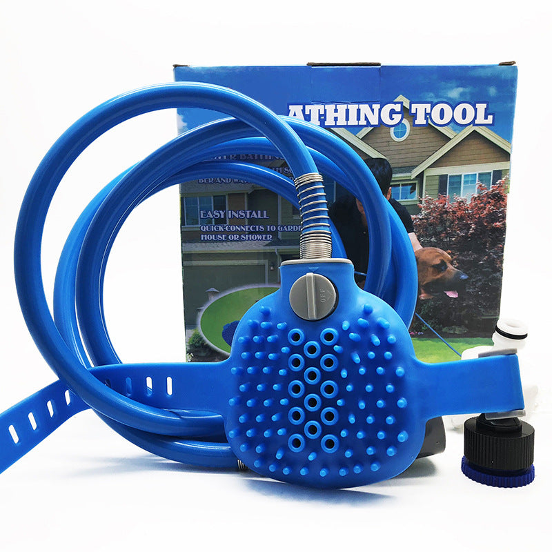 Pet Cleaning Supplies Outdoor Shower Bath Brush Dog - 0 - CJ