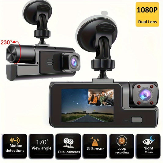 Driving Recorder HD 1080P Three - lens Parking Monitoring With Reversing Image - 5 - CJ