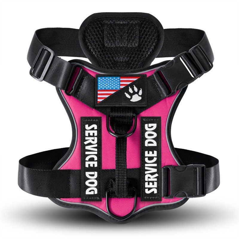Large Dog Tactical Chest Strap Vest - 0 - CJ