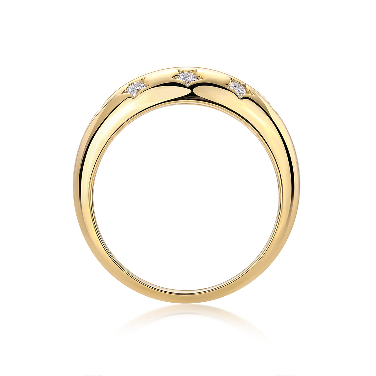 1Trendy Diamond Rings, Wedding Rings, Luxury Fashion, Silver Rings Set With Moissanite Prohibit TikTok sales - 5 - CJ