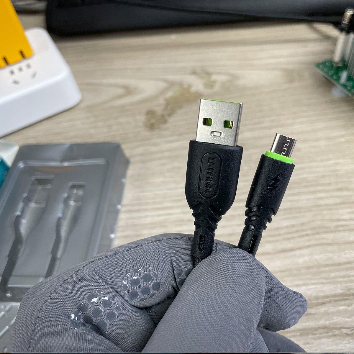 L201 Micro USB Cable 2.1A 1M Black USB 3.0 UWINN - 5 - CJ