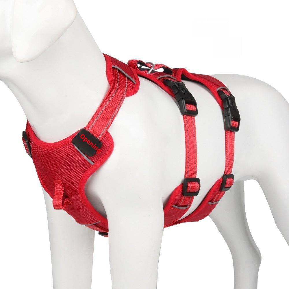 Harness For Large Dogs Durable Bite - Resistant Chest And Back Harness For Dogs - 0 - CJ