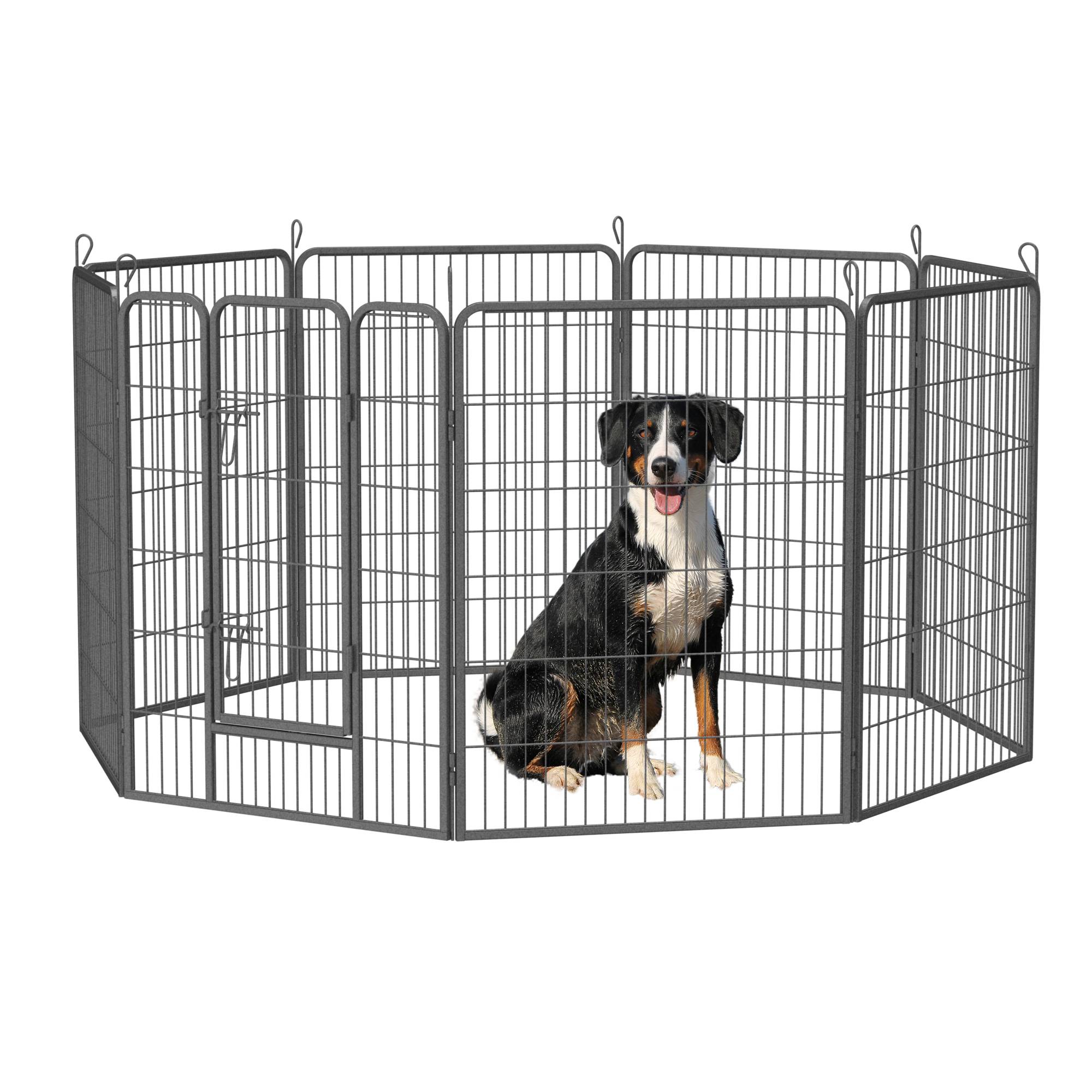 Dog Pens Outdoor Dog Fence Dog Playpen For Large Dogs Dog Kennel Pet Playpen - 5 - CJ