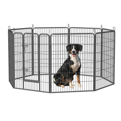 Dog Pens Outdoor Dog Fence Dog Playpen For Large Dogs Dog Kennel Pet Playpen - 5 - CJ