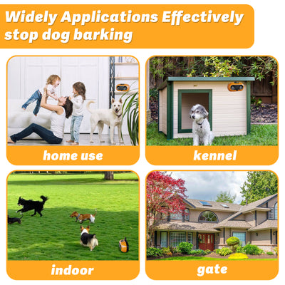 Ultrasonic Dog Bark Deterrent, Anti Barking Device Dog Barking Control Devices With 3 Modes Stop Barking Neighbors Dog, 50ft Range Indoor & Outdoor, Safe & Effective For Small Medium & Large Dogs - 5 - CJ