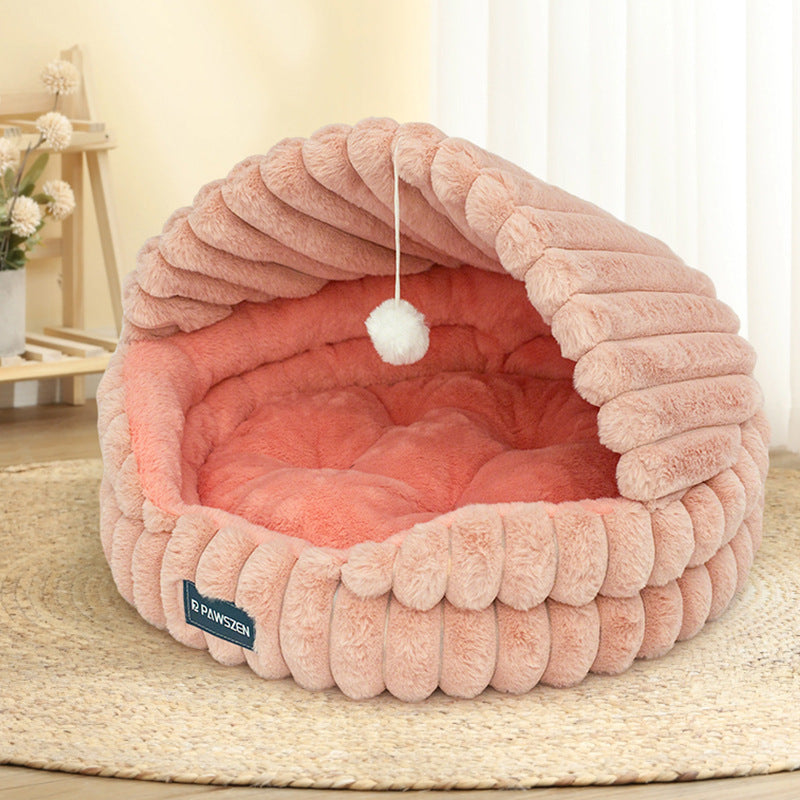 Large Cat Nest Warm Pet Bed - 0 - CJ