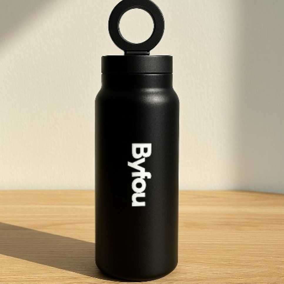 Byoul - Vacuum Insulated Water Bottle With Holder - 5 - CJ