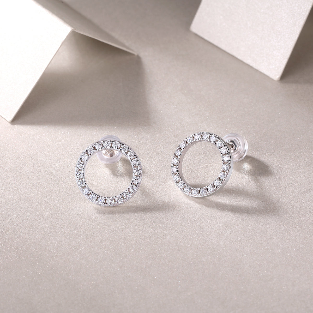 1Explore Diamond Set Moissanite Silver Earrings Luxury Fashion Diamond Earring Stud Earrings Prohibit TikTok sales - 5 - cjdropshipping