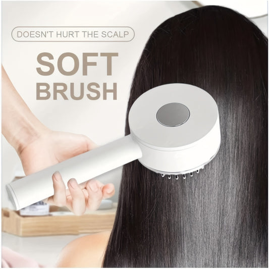 One - key Self - cleaning Hair Brush For Women Curly Hair Brush  Anti - Static Airbag Massage Comb  Airbag Massage Scalp Comb Professional Detangling One - key Self - cleaning - 5 - CJ