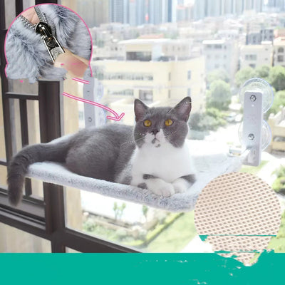 Cat Suction Cup Window Glass Hammock Pet Cat Pets Products - 0 - CJ