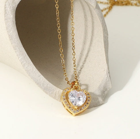 Exquisite Women's Wedding Jewelry Stainless Steel Gold - 5 - CJ