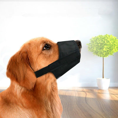 Dog Muzzle - Adjustable Soft Breathable Tribal Nylon Dog Mouth Guard Cover For Small, Medium And Large Dogs, Anti Chewing, Barking & Biting - 5 - CJ