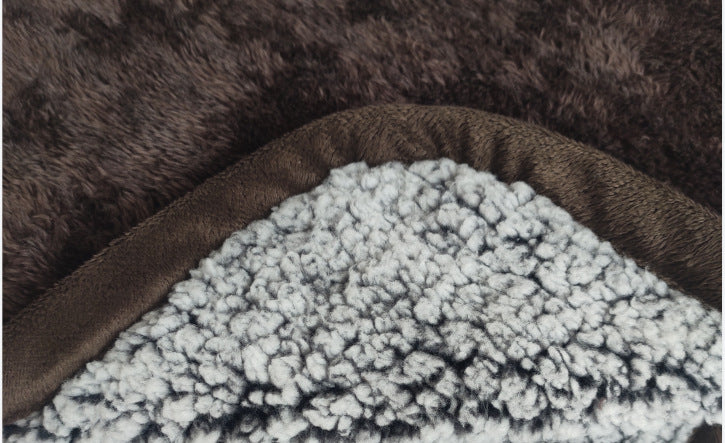 Waterproof Urine Proof Winter Nap Office Dog Cat Pet Blanket - 0 - CJ - Coffee - XL - CJGY139807208HS