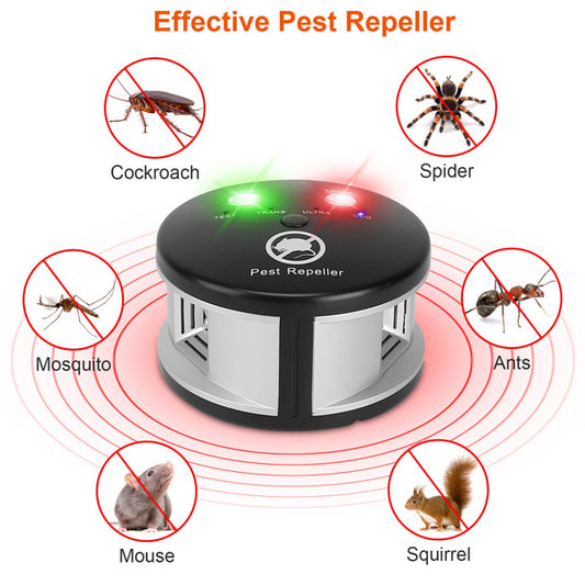 360 Degree Ultrasonic Pest Repellent, Electronic Plug - in Pest Control, Pursuer, Blocker - 5 - CJ