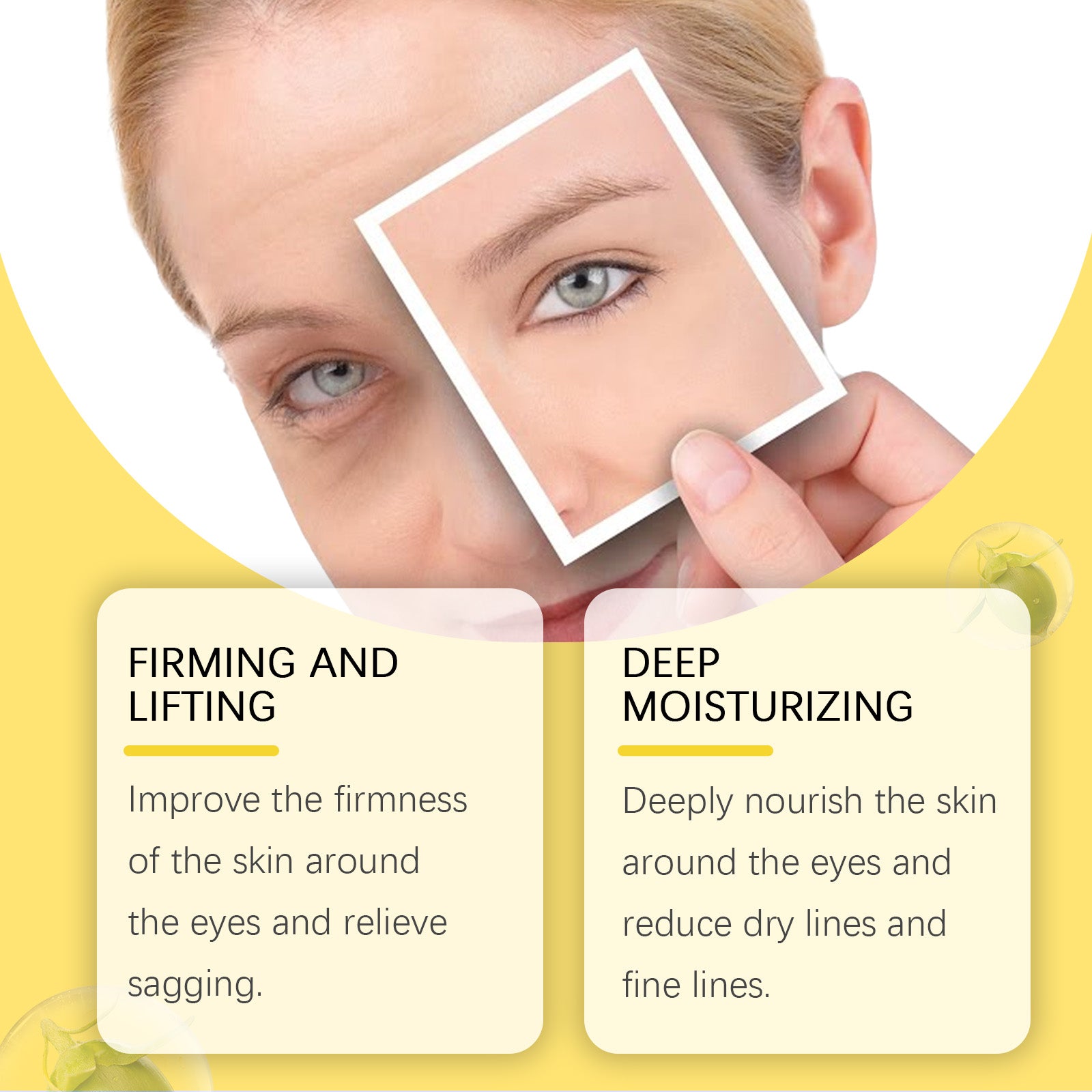 OUHOE Eye Essence Firming Eye Essence Moisturizing And Moisturizing Daily Massage Treatment For The Skin Around The Eyes - 5 - CJ
