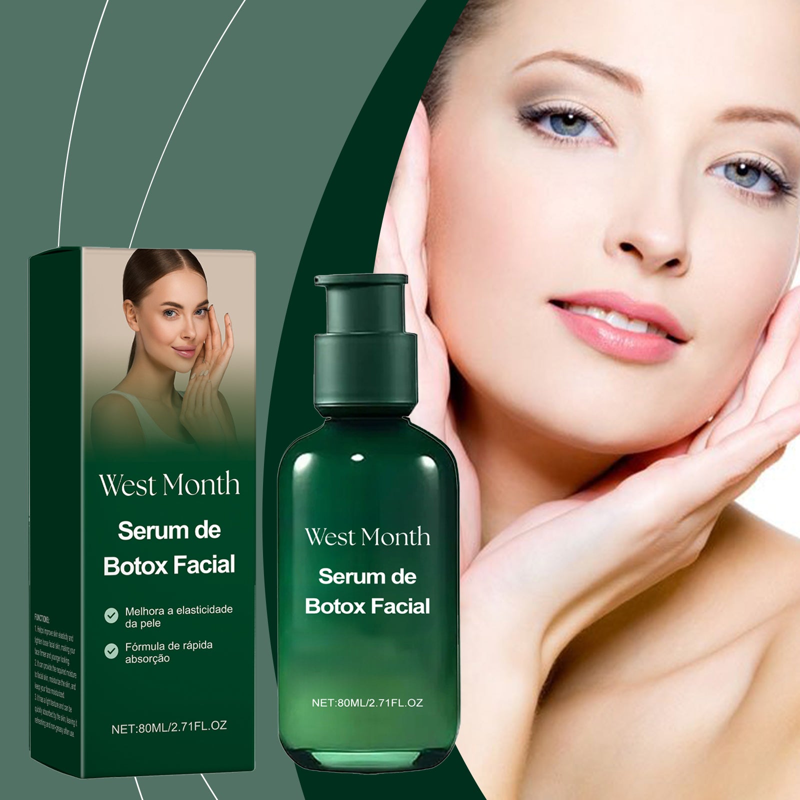 West Month Moisturizing And Firming Essence, Moisturizing And Hydrating Facial Tender Skin And Enhancing Skin Texture Essence - 5 - CJ