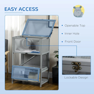 5 - Tier Hamster Cage Mice Habitat Rat Habitat With Openable Top - 5 - CJ