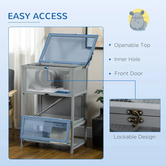 5 - Tier Hamster Cage Mice Habitat Rat Habitat With Openable Top - 5 - CJ