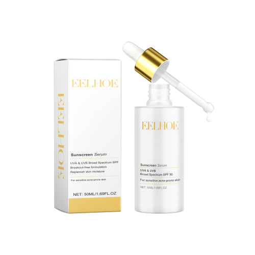 EELHOE Sunscreen Serum, Outdoor Protection Brightening Skin Hydrating Non - Greasy Moisturizing Skin Protection Serum - 5 - CJ