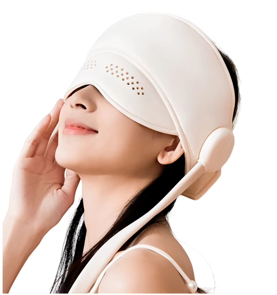 New Creative Sleep Aid Head Eye Massager Heating Pain Relief Relaxing Apparatusma Massage At Home - 5 - CJ