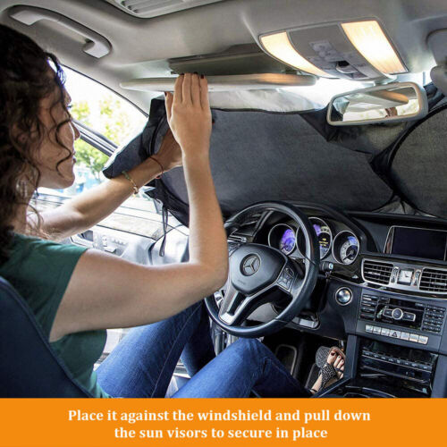 Car Window Sunshade Sun Shade Visor Windshield Cover Auto Car SunShade Anti Snow Ice Windshield Sunshade Car Windshield Sunshade - 5 - CJ