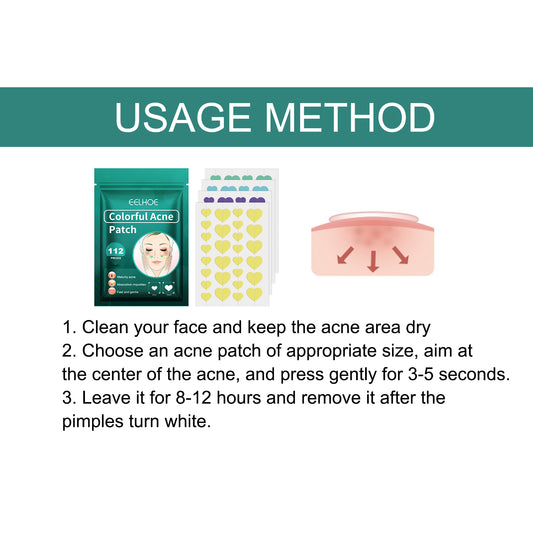 EELHOE Love Acne Patch Gentle Cleansing Acne Patch Fades Facial Acne Marks And Spots Facial Cleansing Care - 5 - CJ