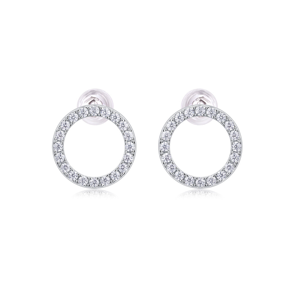 Explore Diamond Set Moissanite Silver Earrings Luxury Fashion Diamond Earring Stud Earrings