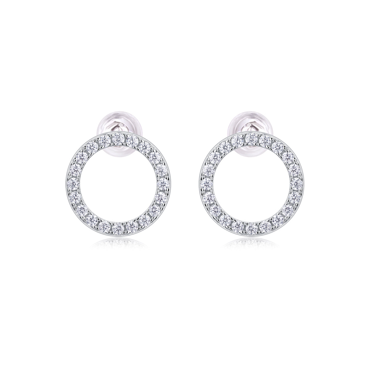 1Explore Diamond Set Moissanite Silver Earrings Luxury Fashion Diamond Earring Stud Earrings Prohibit TikTok sales