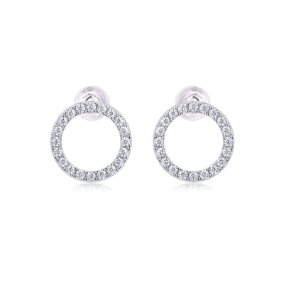 1Explore Diamond Set Moissanite Silver Earrings Luxury Fashion Diamond Earring Stud Earrings Prohibit TikTok sales - 5 - cjdropshipping