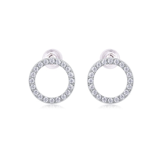 1Explore Diamond Set Moissanite Silver Earrings Luxury Fashion Diamond Earring Stud Earrings Prohibit TikTok sales - 5 - cjdropshipping