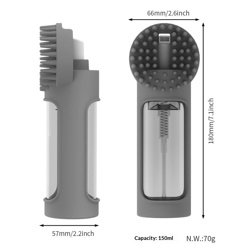 Silicone 2 - in - 1 Multi - Functional Pet Bath Brush - 0 - CJ