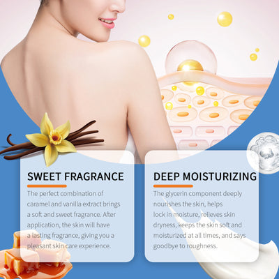 OUHOE Caramel Vanilla Moisturizing Body Lotion Gently Nourishes, Hydrates, Brighens And Moisturizes Tender Skin - 5 - CJ