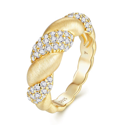 1Tengman - A Fashionable Jewelry Accessory Set With Moissanite S925 Sterling Silver And Gold - plated Diamond Prohibit TikTok sales - 5 - CJ
