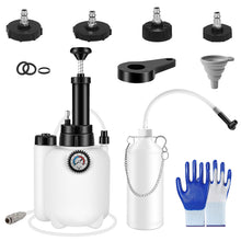 1 Set 3L Manual Brake Bleeder Kit One Person Brake Bleed Vacuum Pump Automotive Brake Fluid Bleeding Kit With 1L Waste Oil Bottle 4 Master Cylinder Adapters Gloves Funnel Fit For Most Vehicles - 5 - CJ