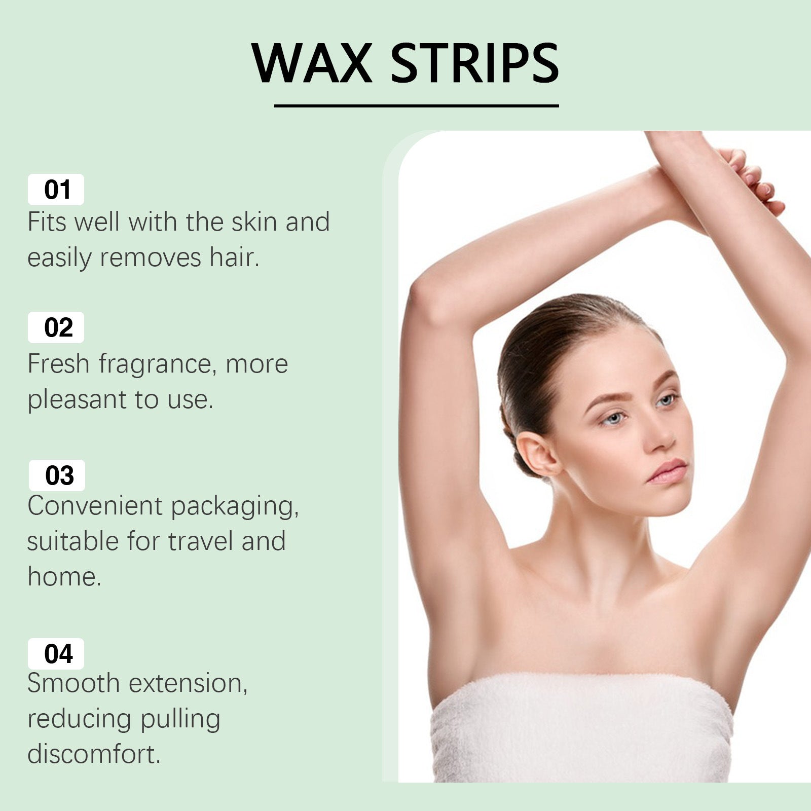 Hair Removal Wax Stickers For Facial Body - 0 - CJ