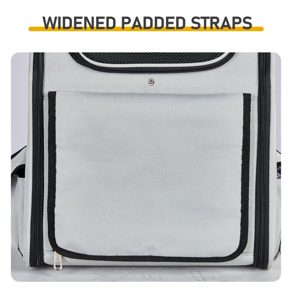 Pet Carrier Backpack, Expandable Cat Dog Carrier With Back Extension, Breathable Mesh Travel Backpack For Small Dogs Cats, Soft - Sided Pet Backpack Holds Up To 26 Lbs - 5 - CJ