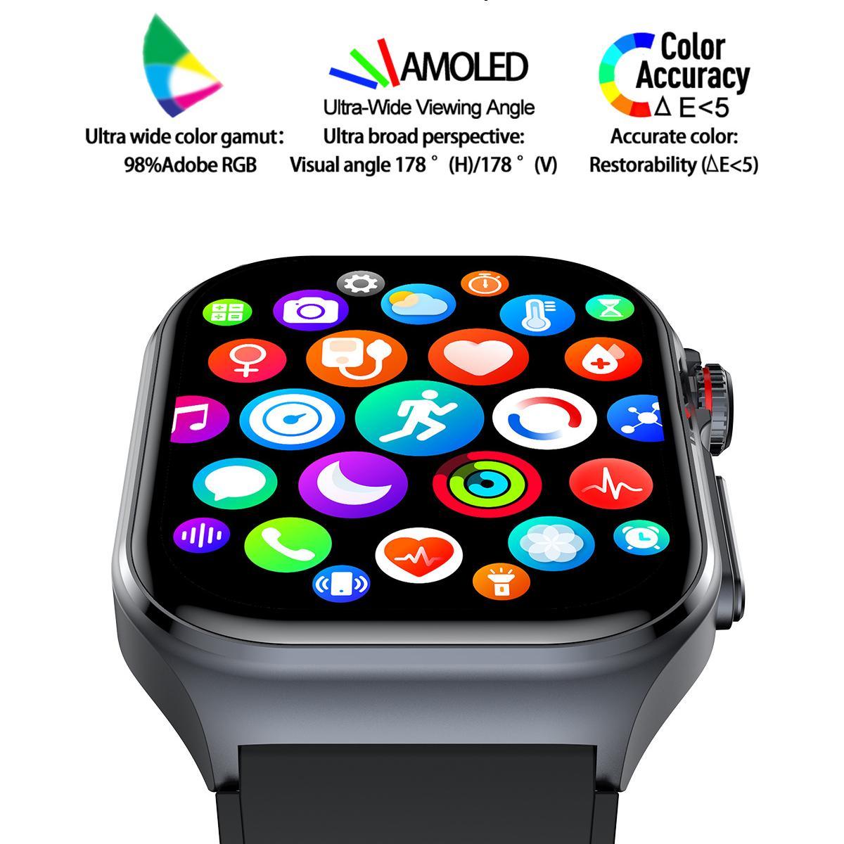 Smart Watch Women Men 2.0 Display - Waterproof Fitness Tracker With Bluetooth Call Answer, 24 - 7 Heart Rate Sleep Monitor, Pedometer Fashion Gift For Her - 5 - CJ