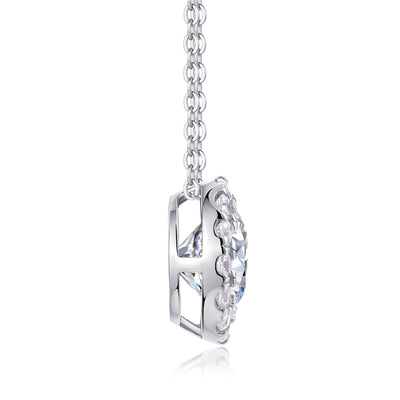 1Legend Of The Starry Night - A Fashionable And Luxurious Diamond Jewelry Pendant Set With 2 - carat Moissanite S925 Sterling Silver And Platinum Plating Prohibit TikTok sales - 5 - CJ