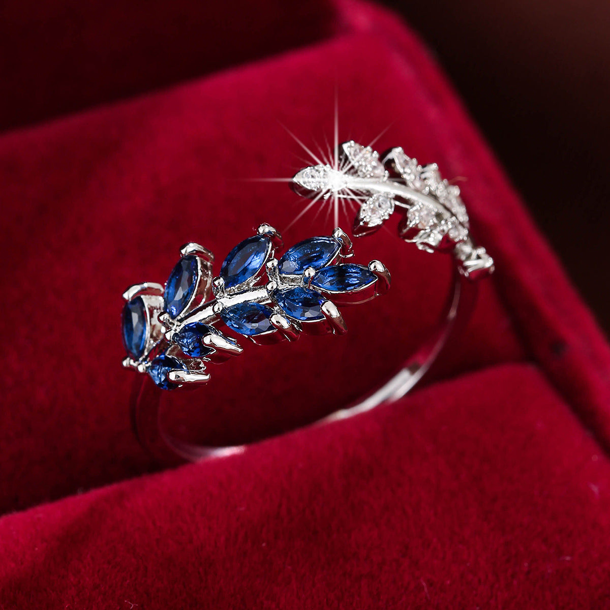 Simple Fashion Creative Leaf Wheat Ring - 0 - CJ
